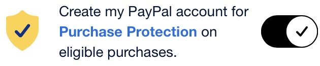 PayPal toggle switch